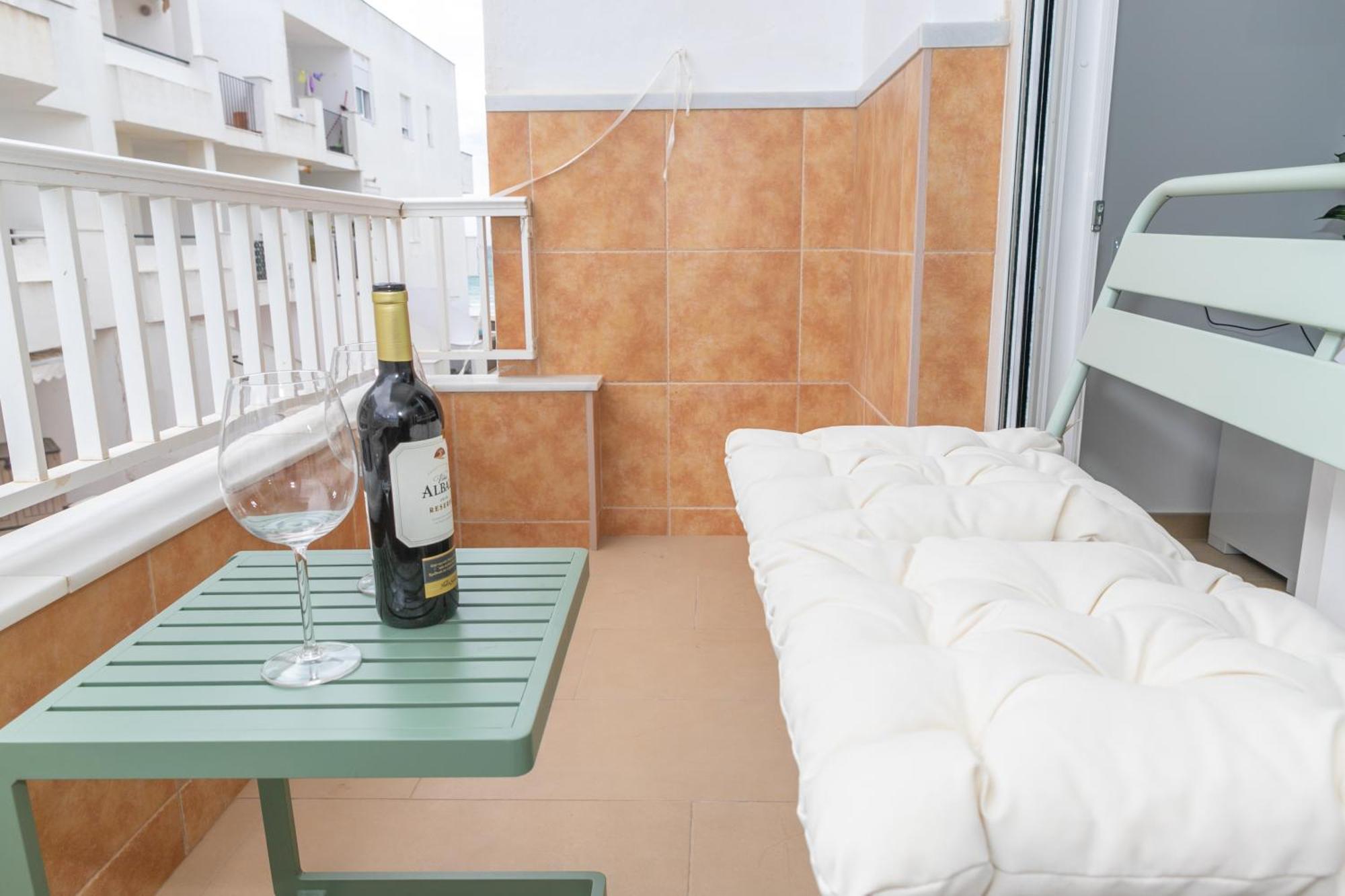 Casa Melva - Primera Linea Con Terraza, Moderno Barbate Extérieur photo